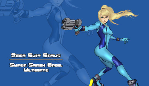 Zero suit Samus（ゼロスーツサムス）：Metroid　Illustration