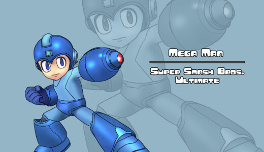 Mega Man（ロックマン）　Illustration