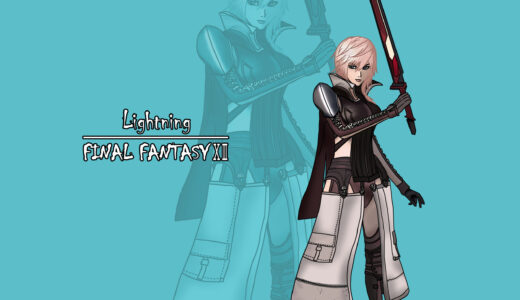 『Lightning』（FF13）Illustration