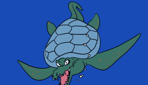 『Shelligator』（Dragon Quest）Illustration