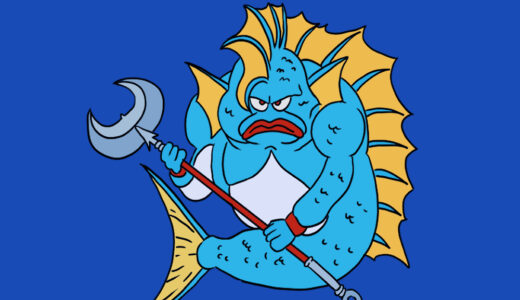 『GreatMerm』（Dragon Quest）Illustration