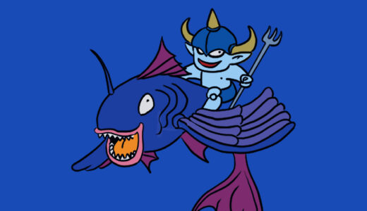 『FishRider』（Dragon Quest）Illustration