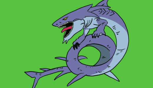 『Sea dragon』（Dragon Quest）Illustration