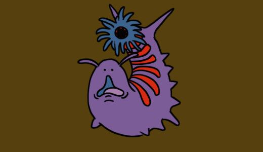 『Cave Worm』（Dragon Quest）Illustration