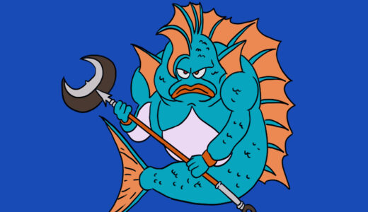 『King Merman』（Dragon Quest）Illustration