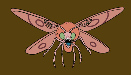 『Killer moth』（Dragon Quest）Illustration